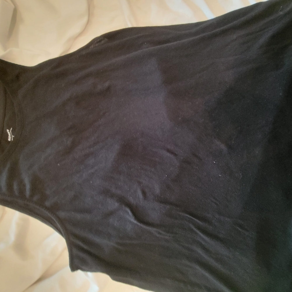 Old navy black tank , size L